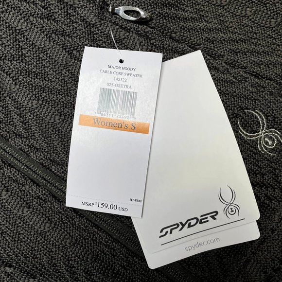 Spyder Hoody Cable Core Hoodie - Osetra Green | Small - Picture 7 of 12